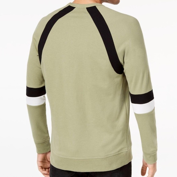 Men's Colorblocked long sleeve Sweatshirt $55 - Picture 2 of 3